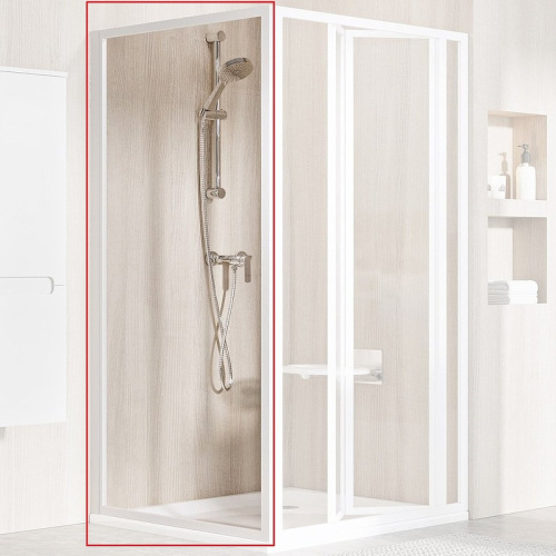 картинка Душевая стенка Ravak Supernova PSS-75 940301O2Z1 профиль Белый стекло Transparent от магазина Сантехстрой
