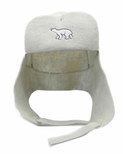 картинка Шапка для бани  "Полярник" с вышивкой (ФЕТР) от магазина Сантехстрой
