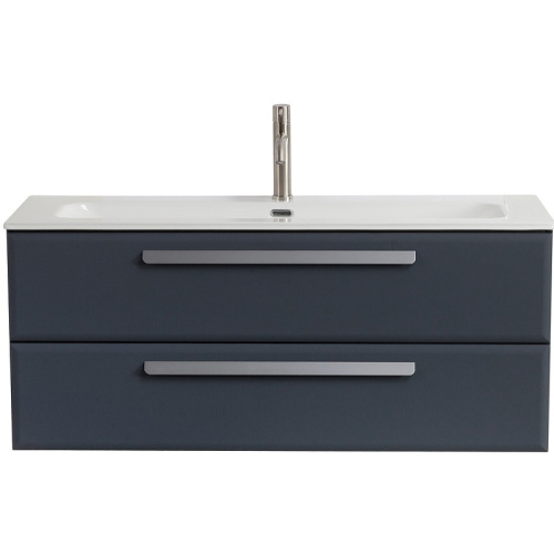 картинка Тумба под раковину Cezares Eco-Cer-N 120 ECO-CER-N-1200-2C-SO-GR-P подвесная Grafito без ручек от магазина Сантехстрой