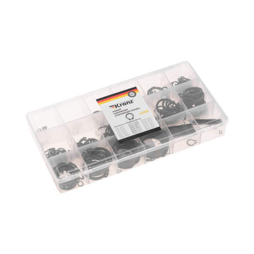 картинка Набор наружных стопорных колец 3-32мм (300 шт/уп) KRANZ от магазина Сантехстрой