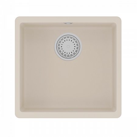 картинка Кухонная мойка Lemark SINARA 440-U подстольного монтажа из кварцгранита цвет: Шампань  (9910072) от магазина Сантехстрой
