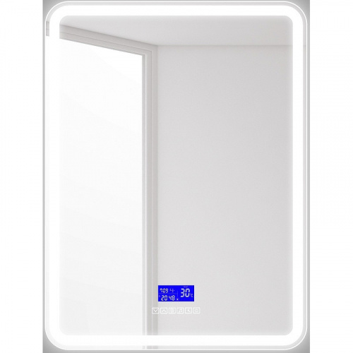 картинка Зеркало BelBagno spc-mar-600-800-led-tch-rad Хром от магазина Сантехстрой