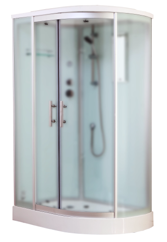 картинка Душевая кабина Timo Standart Silver Fabric 120*85*220  (T-6602SLF) от магазина Сантехстрой