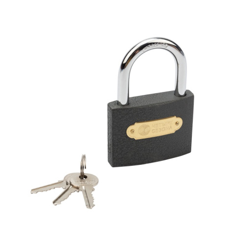 картинка Замок навесной серия «Чугун» 75 мм ЧЕТЫРЕ СЕЗОНА от магазина Сантехстрой