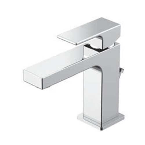 картинка GATTONI Kubik Смеситель для раковины с донным клапаном, излив 110 мм, цвет хром (Снято с пр-ва) от магазина Сантехстрой