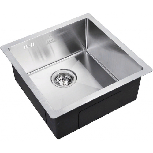 картинка Кухонная мойка ZorG Steel Hammer 44 SH 4444 Нержавеющая сталь от магазина Сантехстрой
