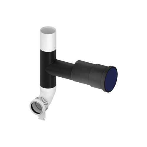 картинка TECE Сливной патрубок с отводом для подключения к вентиляции DN 70, 90 градусов , отвод вправо от магазина Сантехстрой