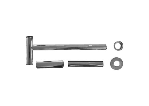 картинка Duravit Сифон декоративный для раковины 1/4" с удлиненной спускной трубой, цвет: хром от магазина Сантехстрой