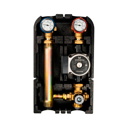 картинка Насосная группа STOUT с термостатическим смесителем и насосом от магазина Сантехстрой