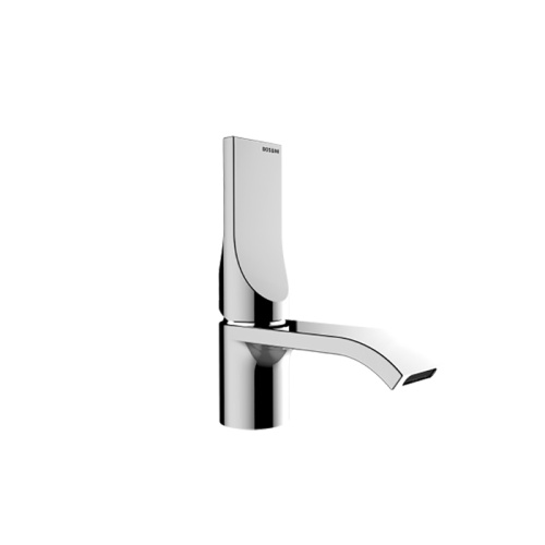 картинка BOSSINI APICE Смеситель для раковины на 1 отверстие, однорычажный, высота излива 41 мм., с донным клапаном, цвет хром от магазина Сантехстрой