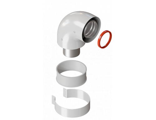 картинка Колено Royal Thermo диам. 60/100L FF 90гр от магазина Сантехстрой