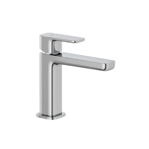 фотография смеситель для раковины, kludi, renon, 110, push-open, цвет-черный матовый