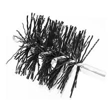 картинка Щетка полипропиленовая черная 150мм. для чистки дымохода (без удлинителя) от магазина Сантехстрой