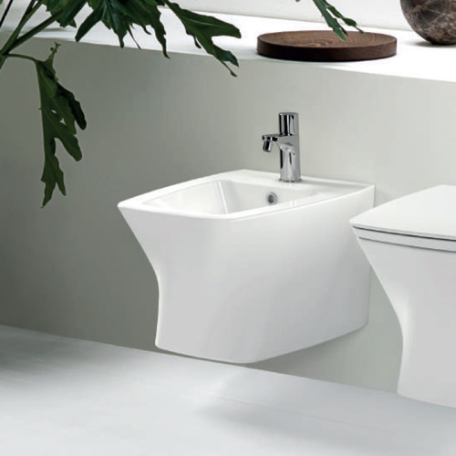 картинка Azzurra Hera Биде подвесное 57х38х36,5 см, с 1 отв под смеситель, с крепежом, цвет белый от магазина Сантехстрой