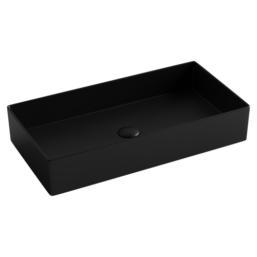 картинка Раковина-столешница Ceramica Nova цвет Черный Прямоугольная CN6071MB от магазина Сантехстрой