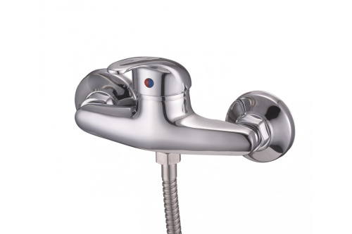 фотография смеситель для душевой кабины g-lauf solone с лейкой, хром lun5-a031