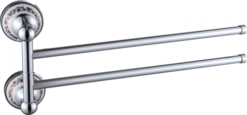 картинка Держатель для полотенец поворотный (2-ой) Savol 68а (S-06802A) от магазина Сантехстрой