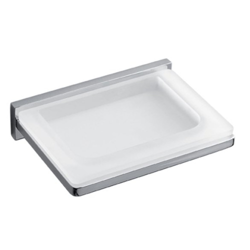 картинка Colombo Look Мыльница подвесная, цвет: хром/матовое стекло от магазина Сантехстрой