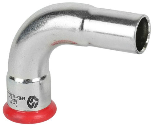картинка Колено, MVI, 90°, пресс соединение, 22, ВН, оцинкованная сталь от магазина Сантехстрой
