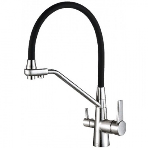 картинка смеситель для кухни zorg sh 903-6 cr хром