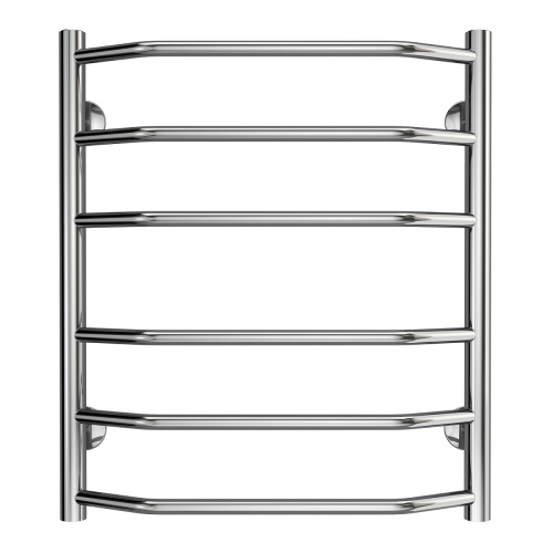 картинка Полотенцесушитель водяной AZARIO RAVENNA 500/600 6 секций, нижнее/диагональное подключение, 1/2", хром (AZ07156) от магазина Сантехстрой