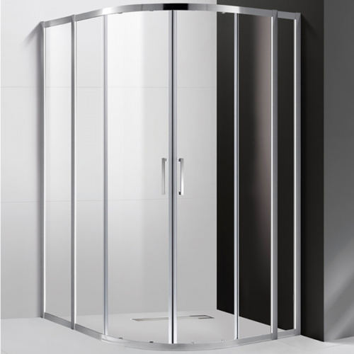 картинка Душевой уголок Cezares Molveno R-22 120х120 MOLVENO-R-22-90+30-C-Cr-IV профиль Хром стекло прозрачное от магазина Сантехстрой