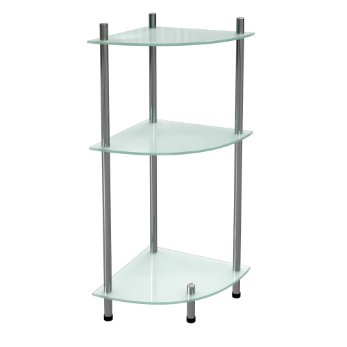 картинка K-4133 Напольная тройная полка от магазина Сантехстрой