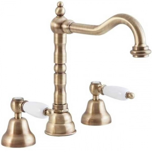 фотография смеситель для раковины cezares first-bls2-02-bi бронза