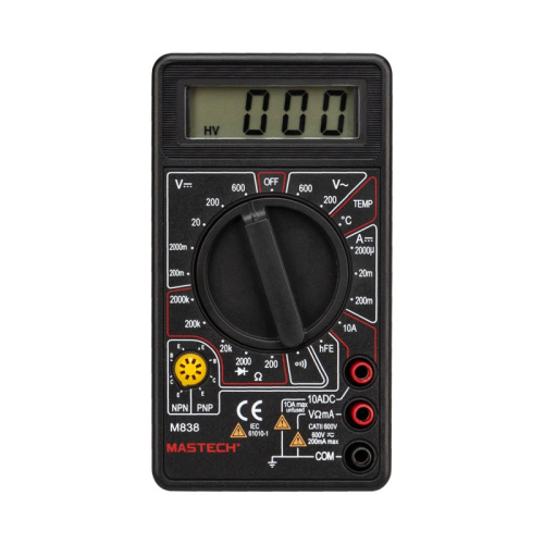 картинка Портативный мультиметр M838 MASTECH от магазина Сантехстрой