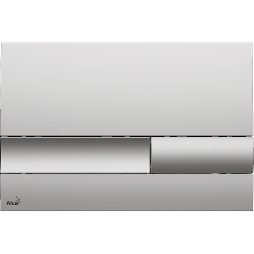 картинка Клавиша смыва Alcadrain Basic M1732 Матовый хром от магазина Сантехстрой