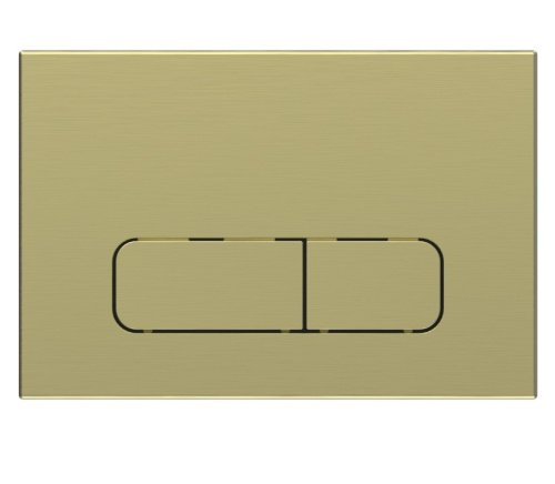 картинка Кнопка смыва Vincea VFP-002BG, цвет брашированное золото от магазина Сантехстрой