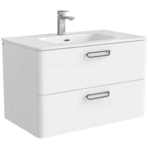 картинка Тумба с раковиной IDDIS Brick 80 подвесная белая (BRI80W0i95K) от магазина Сантехстрой