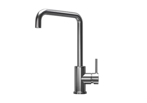 картинка Смеситель для кухни GRANULA (7110, СТАЛЬ САТИН) от магазина Сантехстрой