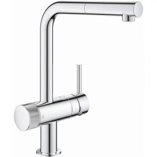картинка смеситель для кухни grohe 31721000 хром