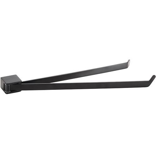 картинка ORGANIC BLACK Полотенцедержатель двойной поворотный черный матовый BEMETA от магазина Сантехстрой