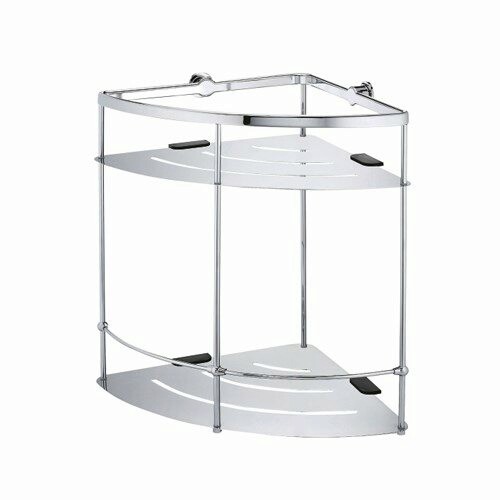 картинка Полка корзина WasserKRAFT K-522 угловая Хром от магазина Сантехстрой