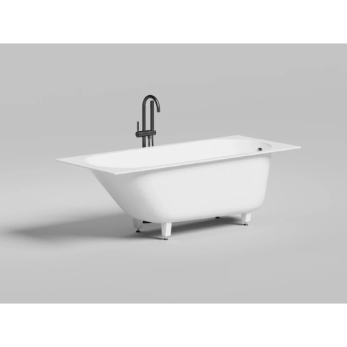 картинка Salini ORNELLA Встраиваемая ванна 1700х700х600мм, овальная чаша, мат-л: S-Sense, глянцевый, белый (без слива-перелива!) от магазина Сантехстрой