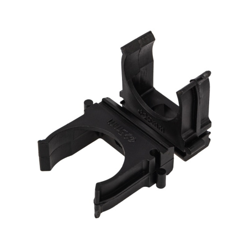 картинка Крепеж-клипса для трубы Ø25 мм,  черная REXANT от магазина Сантехстрой