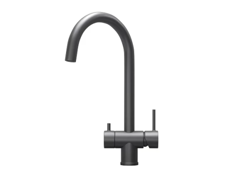 картинка Смеситель для кухни GRANULA (7104, ГРАФИТ МАТОВЫЙ) от магазина Сантехстрой
