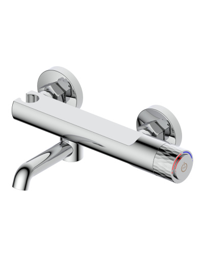 изображение orange pure m02-100cr смеситель для ванны/душа с кнопочным управлением