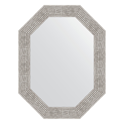 картинка Зеркало Evoform Octagon BY 7195 66x86 волна хром от магазина Сантехстрой