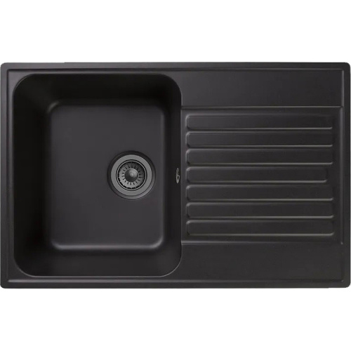 картинка Кухонная мойка Reflection Bolero 74 RF0574BL Черная от магазина Сантехстрой