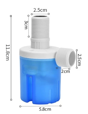 картинка Клапан поплавковый вертикальный ПРОФСАН 3/4 (PSM-KB1V34) от магазина Сантехстрой