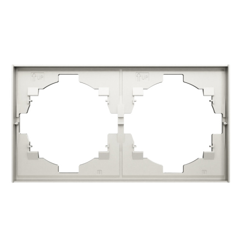 картинка Рамка STRONG 2-постовая жемчуг KRANZ от магазина Сантехстрой