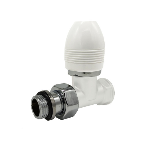 картинка Вентиль SR Rubinetterie прямой серия "Ovus" 1/2", цвет белый от магазина Сантехстрой