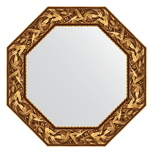 картинка Зеркало Evoform Octagon BY 3830 69x69 византия золото от магазина Сантехстрой