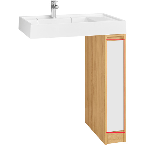 картинка Фасад для тумбы Aquaton Лондри 20 белый (1A275001LH010) от магазина Сантехстрой