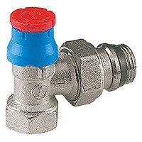 картинка Клапан, R401TG, угловой, 1", 1", ВН, хромированный, отвод с герметичной прокладкой от магазина Сантехстрой