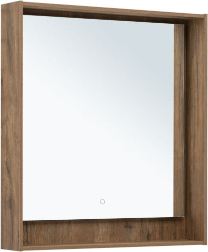 картинка Зеркало Милан 80 LED цв. дуб рустикальный (336400) от магазина Сантехстрой