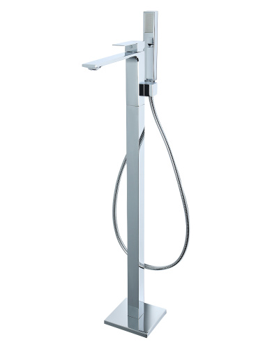 изображение orange lutz m04-336cr однозахватный напольный смеситель для ванны